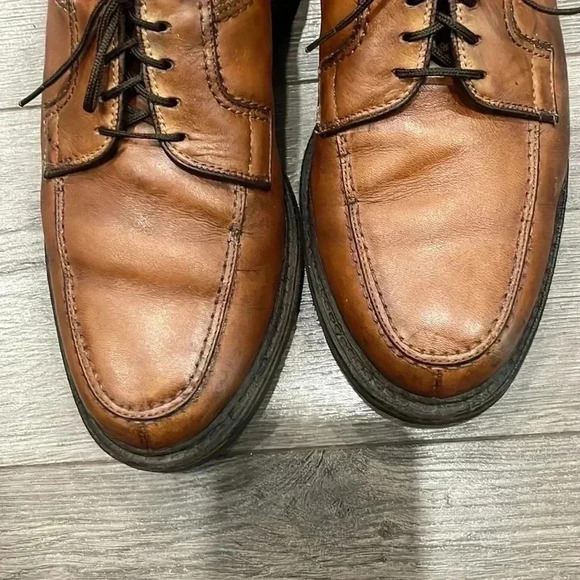 [7.5D]Allen Edmonds Wilbert Men Comfort Shoe  Brown Leather Oxford Dress Shoes. - Picture 5 of 13